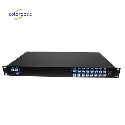Одноволоконный WDM-модель 40-канальный DWDM AAWG WDM-система LC-коннектор