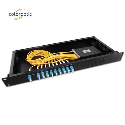 Одноволоконный WDM-модель 40-канальный DWDM AAWG WDM-система LC-коннектор