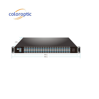 Двухволоконный WDM 40CH C21-C60 Пассивный Dwdm Mux Demux с 1310nm портом
