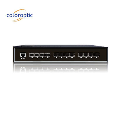 Промышленный интеллектуальный коммутатор Ethernet с 8GE SFP 4 портами 10GE SFP+ 1 консолью