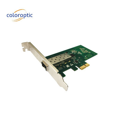 Гигабитная Infiniband Pcie Card однопортная оптическая NIC Pcie Card