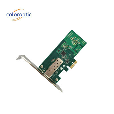 Гигабитная Infiniband Pcie Card однопортная оптическая NIC Pcie Card