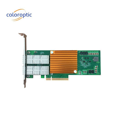 Карта сети Pcie с двумя портами 25G оптическая NIC хост-автобусный адаптер PCI Express 2.0