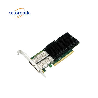 PCIe X16 Dual Port QSFP28 Ethernet сетевой адаптер 100G Intel E810