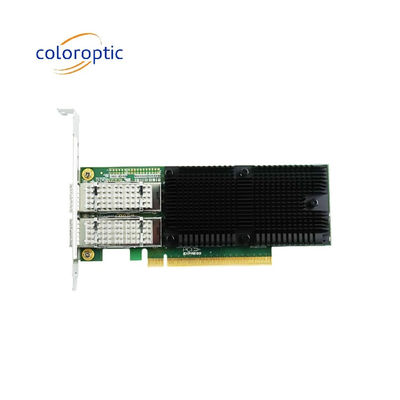 PCIe X16 Dual Port QSFP28 Ethernet сетевой адаптер 100G Intel E810