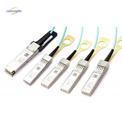 InfiniBand и Ethernet активный оптический кабель 100G QSFP28 переход на 4xSFP28 AOC
