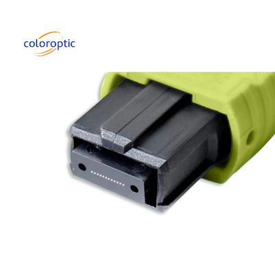 Мультиволоконный MPO Patch Cord PVC Jacket 12 Core OM5 Женщина к Женщине Коннектор PC Полировка