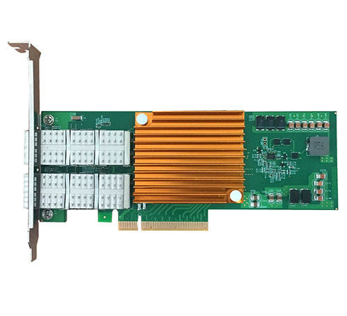40 Гигабитная Infiniband Pcie Карта Двухпортовый оптический NIC Pci Express сетевой адаптер