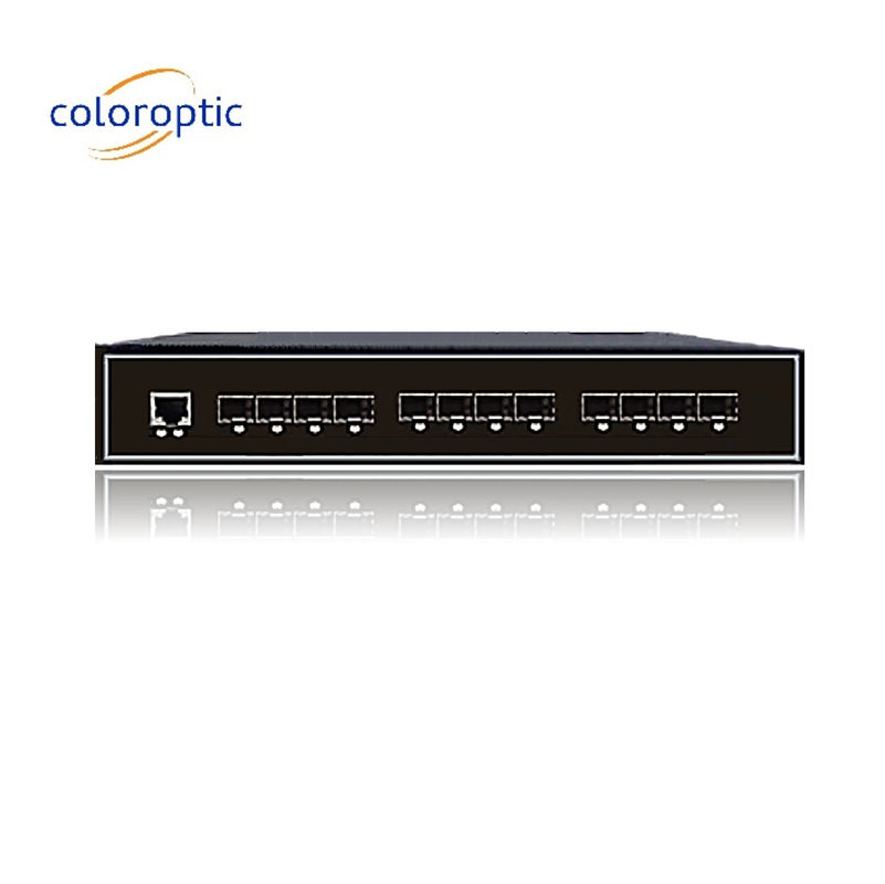 Промышленный интеллектуальный коммутатор Ethernet с 8GE SFP 4 портами 10GE SFP+ 1 консолью