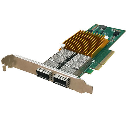 Сетевая Infiniband Pcie Card 40G Dual Port Optical NIC Ethernet сетевой адаптер
