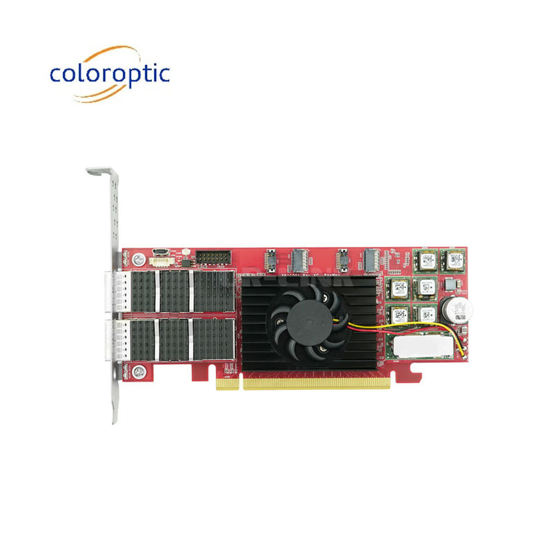 PCIe X16 100G QSFP28 Ethernet Smart Card с двойными портами на базе Xilinx Ultrascale+ 16nm