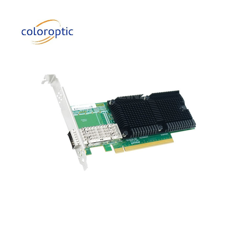 PCIe X16 Сеть Единый порт Ethernet-карты адаптер QSFP28 100G Intel E810