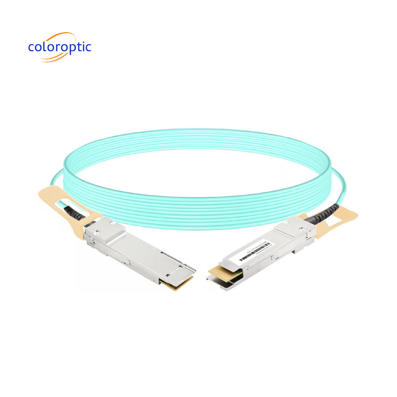 QSFP28 100G AOC для коммутатора Arista 100G и портов маршрутизатора Сниженная мощность, низкая скорость передачи битов. Высокий радиус изгиба